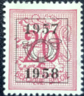 België - Belgique - C18/20 - 1957 - (°)used - Michel 889 - Cijfer Op Heraldieke Leeuw - Typo Precancels 1951-80 (Figure On Lion)