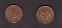 SINGAPORE   1 CENT 1995 (KM # 98) #7447 - Singapur