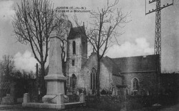 JUGON - L'Eglise, Le Cimetière Et Le Monument Aux Morts - Jugon-les-Lacs