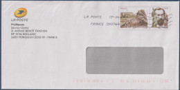 Entier Territoire De Belfort Enveloppe Type Timbre 4697 Oblitéré 19.04.15 Origine Phil@poste, & Portrait F. A. Bartholdi - PAP: Privé-bijwerking