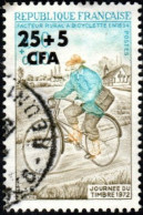 Réunion Obl. N° 408 - Journée Du Timbre 1972 - Facteur à Velo - Gebraucht