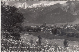 D3644) HALL In Tirol Mit Nordkette - Blumenwiese Im Vordergrund ALT - Hall In Tirol