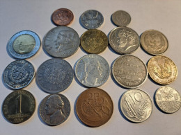 Lot De  18 Monnaies Du Monde   (519 ) E - Lots & Kiloware - Coins