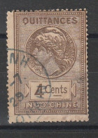 INDOCHINE TIMBRE FISCAL Oblitéré JUILLET 1929 - Other & Unclassified