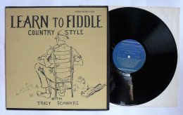 LP Tracy SCHWARZ : Learn To Fiddle Country Style - Folkway Records FI 8359 - 1968 - Country Et Folk