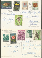 2 Cartes P De 1967/69 & 10 Timbres / Saint-Marino - Briefe U. Dokumente