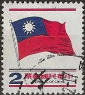 TAIWAN 1978 National Flag - $2 - Red And Blue FU - Usados