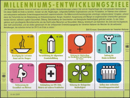 UNO WIEN 2009 Mi-Nr. 612/19 Kleinbogen ** MNH - Hojas Y Bloques