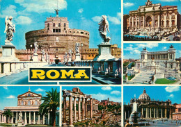 CPSM Roma-Multivues-Timbre      L2350 - Multi-vues, Vues Panoramiques