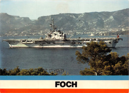 RADE DE TOULON - LE PORTE AVION "FOCH"  Les Editions ARIA Bandol  - Cpm - Oorlog