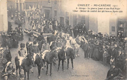 Cholet         49                 Mi-Carême    1911   Le Général Junot  Et Son Etat Major    (Voir Scan) - Cholet