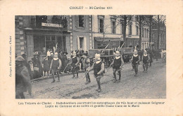 Cholet         49                 Mi-Carême    1911    Hallebardiers  Escortant Les Sarcophages     (Voir Scan) - Cholet