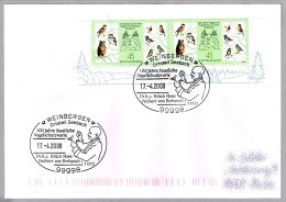 SITTICH HANS VON BERLEPSCH - Ornitologo - Ornithologist. Weinbergen 2008 - Mechanical Postmarks (Advertisement)