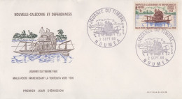 Enveloppe   FDC   1er   Jour   NOUVELLE   CALEDONIE   Journée   Du  Timbre   1968 - FDC