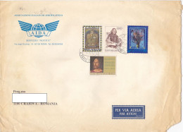 PAINTINGS, NICOLAUS COPERNICUS, POPE PAUL VI, STAMPS ON COVER, 1998, VATICAN - Covers & Documents