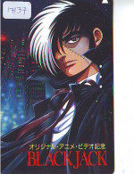 Télécarte Japon * MANGA  (17.137) ANIMATE * BLACK JACK  * JAPAN COMICS PHONECARD * CINEMA FILM - Comics