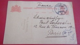 DUTCH INDIES 1923 JAVA BUITENZORG AUTOGRAPHE DOCTEUR R MENZEL  ENVOI VERS PARIS A LIBRAIRIE SCIENTIQUE LECHEVALIER - Otros & Sin Clasificación