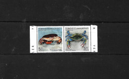 TURKEY, 2022,CRABS, 2v..MNH**NEW! - Crustaceans