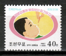 Korea North 1998 Corea / Vaccination Day MNH Medicina Vacunación / Mk02  30-29 - Médecine