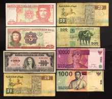 TANZANIA Indonesia Italia Egitto La Isla 14 Banconote  LOTTO.4764 - Tanzania