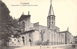 FRANCE - 63 - RIOM - Eglise St Amable - 3 Juillet 1914 - Carte Postale Ancienne - Riom