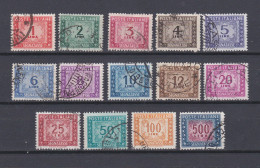 ITALY 1947 Tax Due - Watermark Whell Used  (Sa.97/110) - Taxe