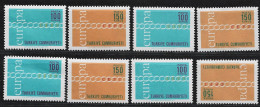 1971 - EUROPA - BRIDGES - TURKISH CYPRUS STAMPS - UMM - 4 SETS - 1971