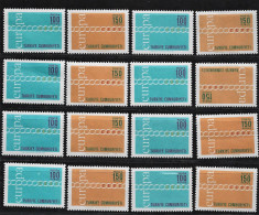 1971 - EUROPA - BRIDGES - TURKISH CYPRUS STAMPS - UMM - 4 SETS - 1971