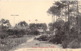 FRANCE - 33 - ANDERNOS LES BAINS - Une Allée Dans La Ville D'Hiver - B R - Carte Postale Ancienne - Andernos-les-Bains