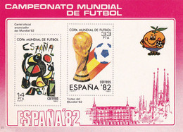 España HR - Futbol - 15 Roja - Feuillets Souvenir