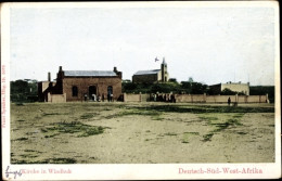 CPA Windhuk Namibia Deutsch Südwest Afrika, Kirche, Koloriert - Namibië