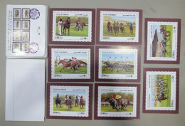 Bahrain Postcards - Horse Racing In State Of Bahrain -  8 Different Old Postcards Full Set With Envelopes - Baharain