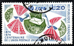 Réunion Obl. N° 428 - Centenaire De L'UPU - Usati