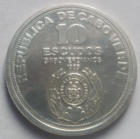 10 Escudos 1985 Cabo Verde Silver Proof - Cape Verde