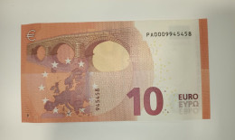 10 EURO NETHERLANDS P001 A1 - Low Serial Number - PA0009945458 - UNC - NEUF - FDS - 10 Euro