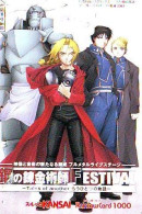 Carte Prépayée Japon * MANGA  (17.198) FULLMETAL ALCHEMIST * JAPAN  ANIMATE * COMICS PHONECARD * TK * CINEMA FILM - BD