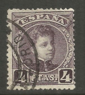 SPAIN. 1900. 4ptas USED - Usados