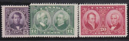Canada     .    SG  .    271/273          .    *      .     Mint-hinged - Unused Stamps