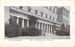 EUROPE - GRECE - Le Palais Royal Athènes - Carte Postale Ancienne - Griechenland