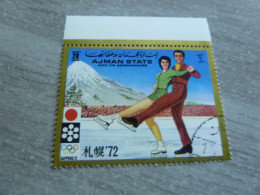 Ajman - State And Its Dependencies - Sapporo 72 - Patinage Artistique - Postage - 20 Dirhams - Multicolore - Oblitéré - - Eiskunstlauf