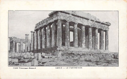 EUROPE - GRECE - Le Parthénon - Carte Postale Ancienne - Griechenland