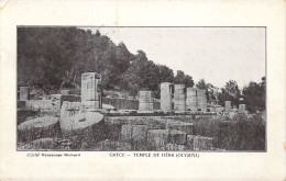 EUROPE - GRECE - Temple De Héra - Carte Postale Ancienne - Griechenland