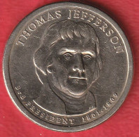 N° 78 ETAT UNIS 1 DOLLAR -  3 Iéme PRESIDENT THOMAS JEFFERSON 1801  1809 - Andere & Zonder Classificatie