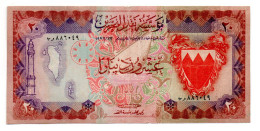 Bahrain Banknotes - 20 Dinars Second Edition 1973 - F Condition (NO1) - Bahrain