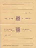 CRCOL362 COLONIA PUERTO RICO ENTERO POSTAL Nº 15 CON RESPUESTA - Puerto Rico