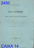 AFFUSTI A DEFORMAZIONE SENZA FRENO E SENZA RICUPERATORE, ANTONIO DE STEFANO, 1911 - Italienisch