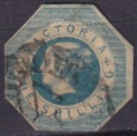 VICTORIA - 1 S. Bleu De 1854/58 - Used Stamps