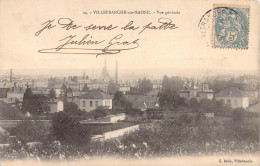 FRANCE - 69 - VILLEFRANCHE SUR SAONE - Vue Générale - Carte Postale Ancienne - Villefranche-sur-Saone