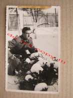 WW2 / POW Prisoners Of War, Serbian Officer In Captivity ( 1941 ) - GEPRUFT 9 STALAG XVIII C / Real Photo - 1939-45