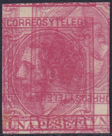 Spain 1879 Sc 249 España Ed 207 MNG(*) Double Inverted Impression (maculatura) - Ongebruikt